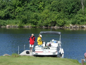 Guests boat