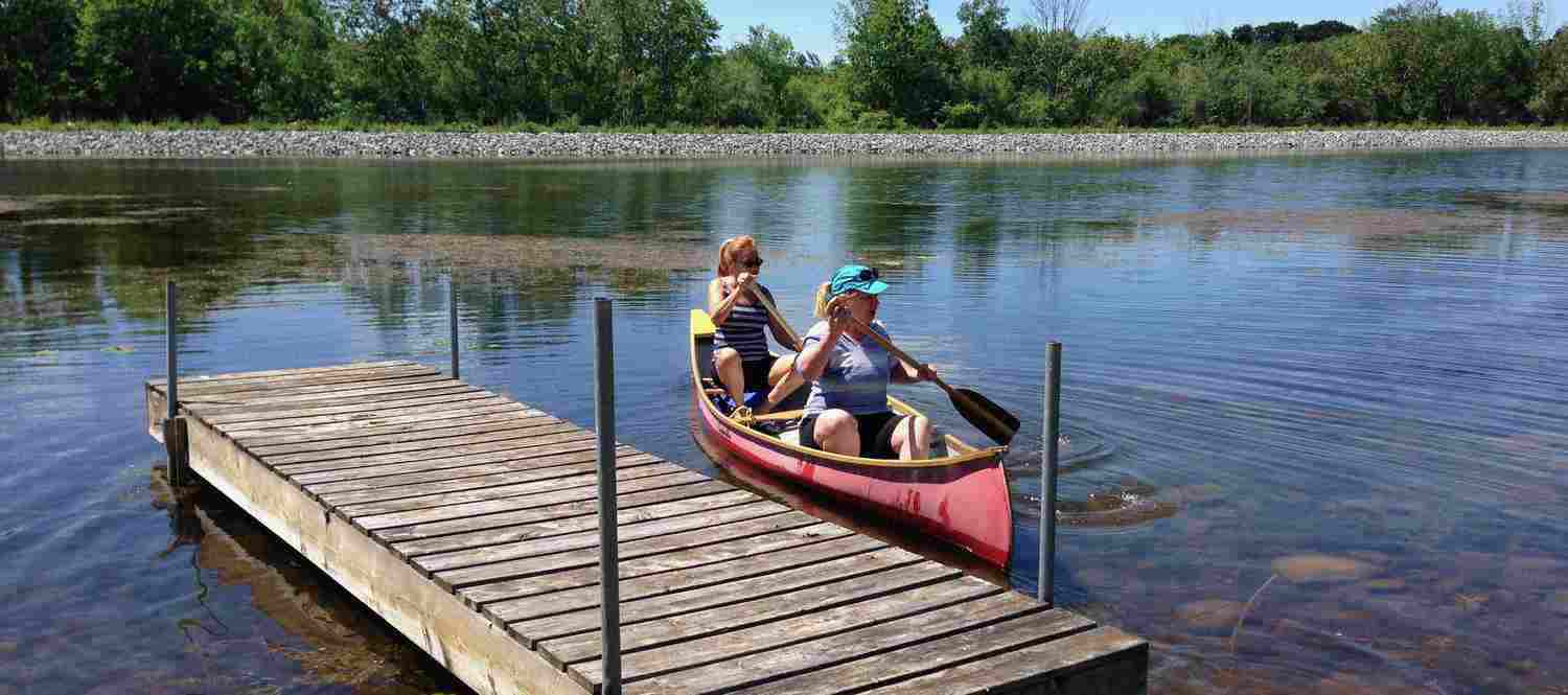 Free use of canoes