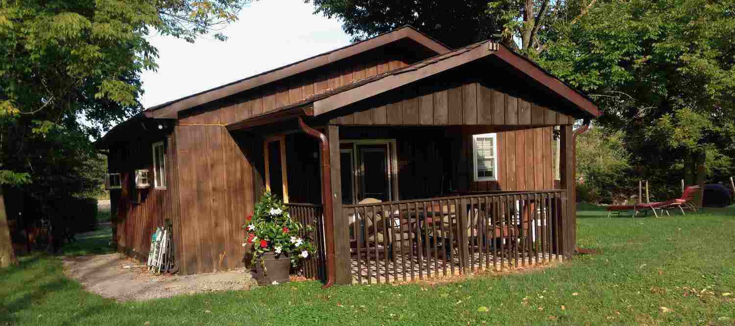 back of cottage
